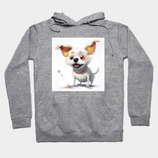 cute dog and bubble gum Hoodie